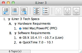 iLiner 3.0 : Main Window