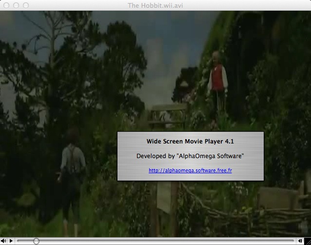 Wide Screen Movie Player 4.1 : About