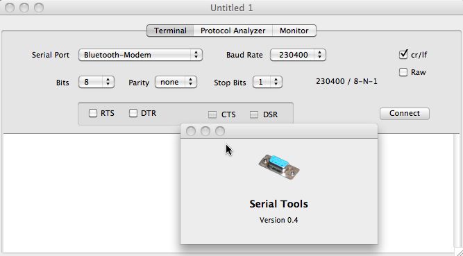 Serial Tools 0.4 : Main Window