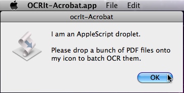 OCRIt-Acrobat 1.0 : Main window