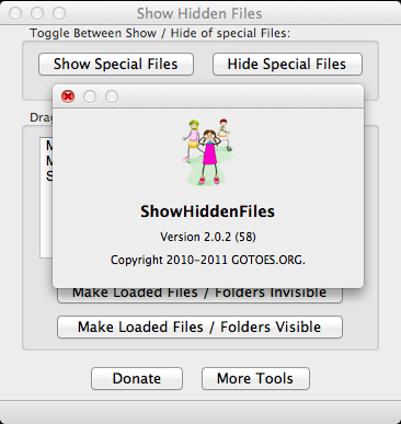 ShowHiddenFiles 2.0 : About