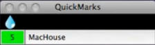 QuickMarks 1.1 : Main Window