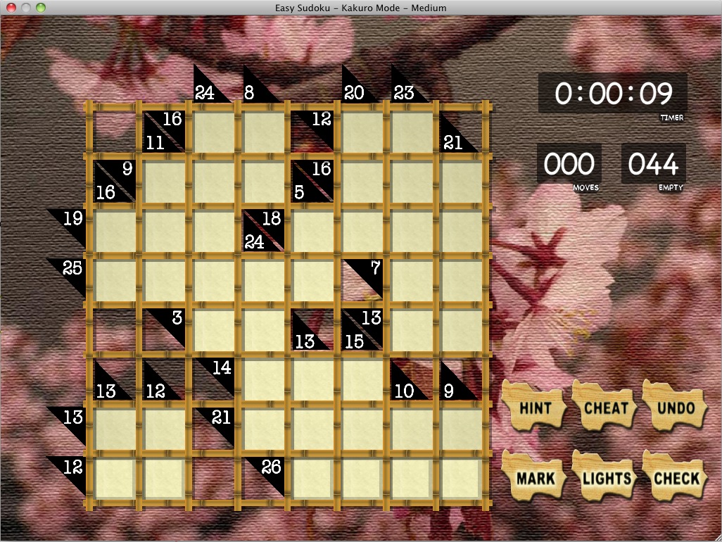 Easy Sudoku 1.6 : Kakuro
