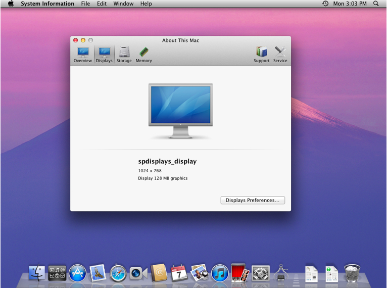 Mac OS X Lion Developer Preview 2 10.7 : Main window