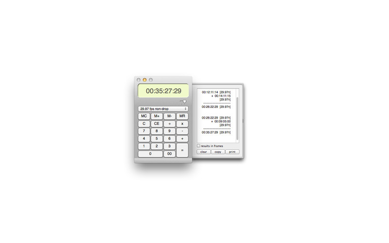 Timecode Calculator 2.3 : Timecode Calculator screenshot
