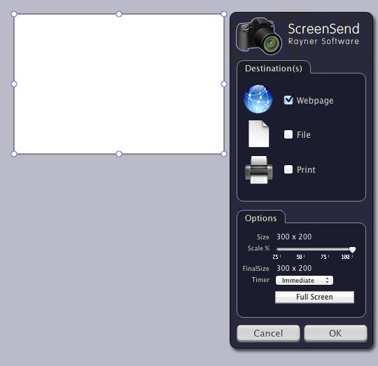 ScreenSend 1.0 : Captures
