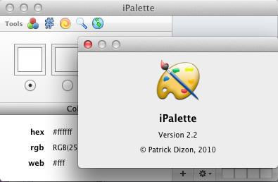 iPalette 2.2 : Main Window