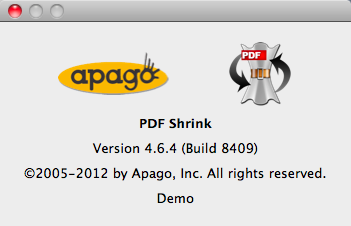 PDF Shrink 4.6 : Program version