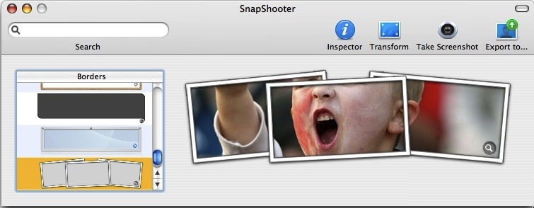 SnapShooter 1.5 : Main window