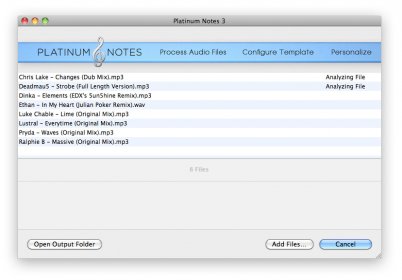 best settings for platinum notes