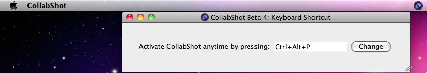 CollabShot 4.0 : Main window