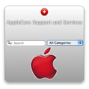 AppleCare Service and Support Search 1.5 beta : Main window