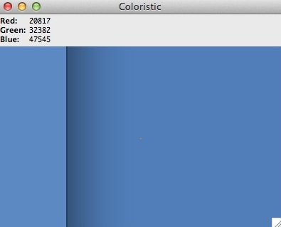 Coloristic 1.7 : Main Window