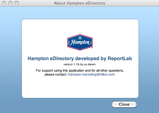 Hampton eDirectory 1.1 : Main window