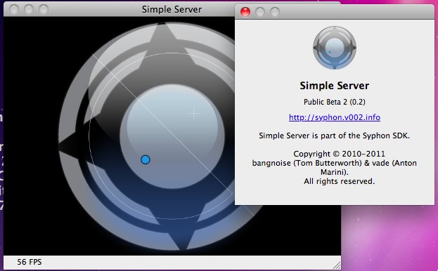 Simple Server 0.2 beta : Main window