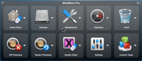 MainMenu Pro 3.0 : Main window