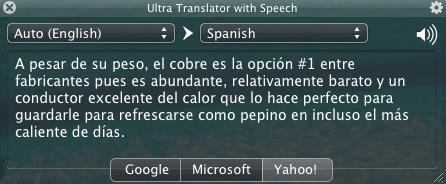 Ultra Translator 2.0 : Translation