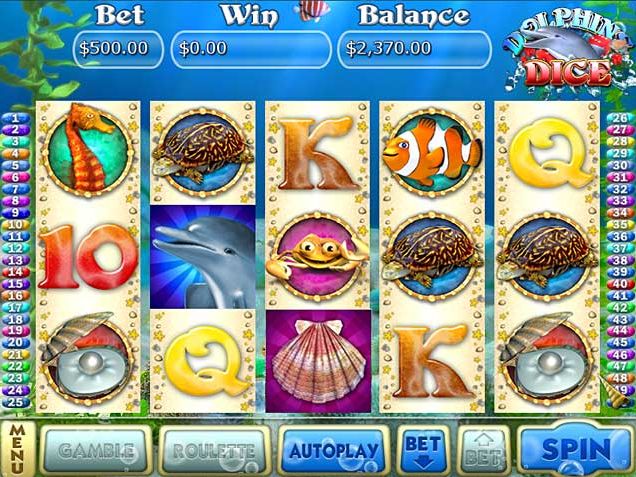Dolphins Dice Slots for Mac 7.8 : Main window
