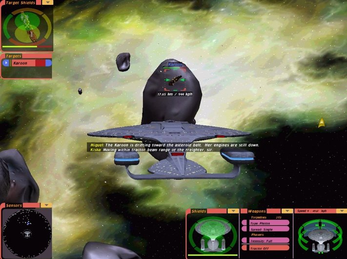 Star Trek Bridge Commander 1.1 : Main window