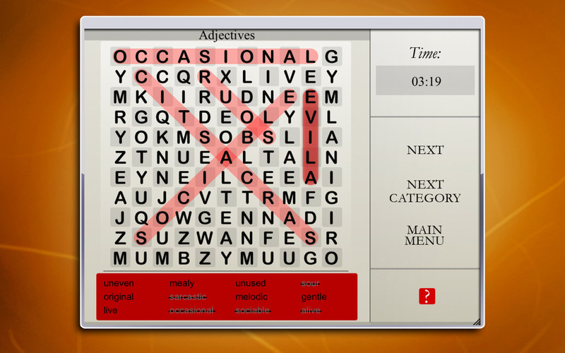 Ultimate Word Search (Wordsearch) 1.0 : Ultimate Word Search (Wordsearch) screenshot