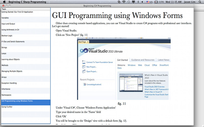 Beginning C# Programming 1.0 : Beginning C# Programming screenshot