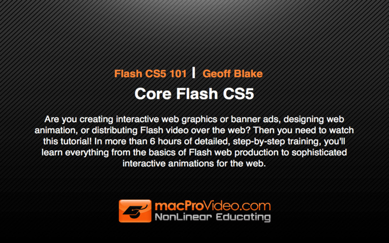 Course For Flash CS5 101 1.2 : Course For Flash CS5 101 screenshot