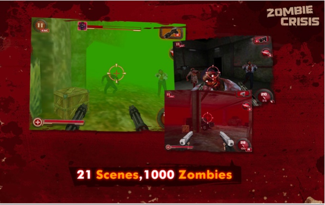 Zombie Crisis 3D 1.0 : Main window