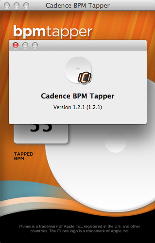 Cadence BPM Tapper 1.2 : Interface