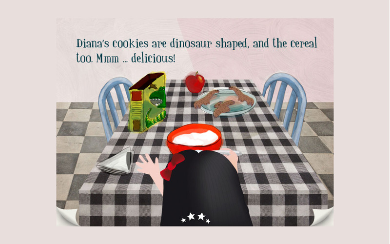 Diana dreams about Dinosaurs 1.0 : Diana dreams about Dinosaurs screenshot