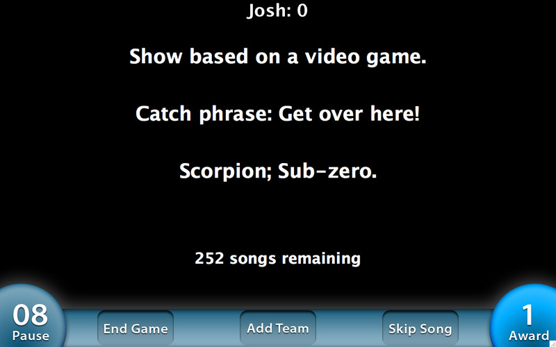 Theme Song Trivia 1.0 : Theme Song Trivia screenshot