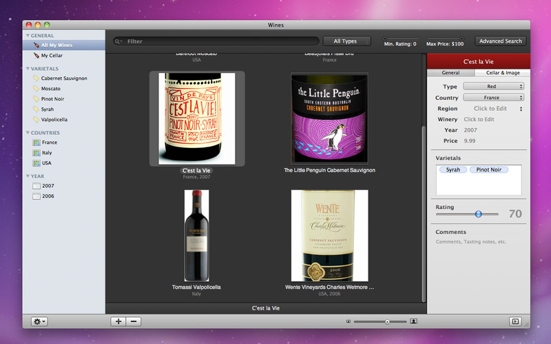 Wines 1.1 : Wines screenshot