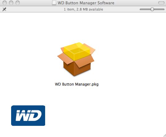 WDButtonManager 1.3 : Main window