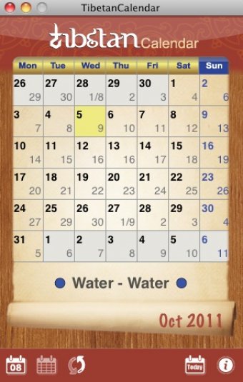 Download free Tibetan Calendar for macOS