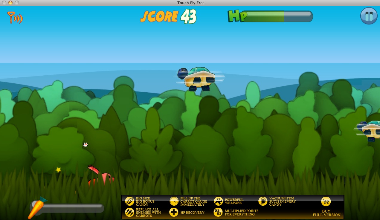 Touch Fly Free : Gameplay