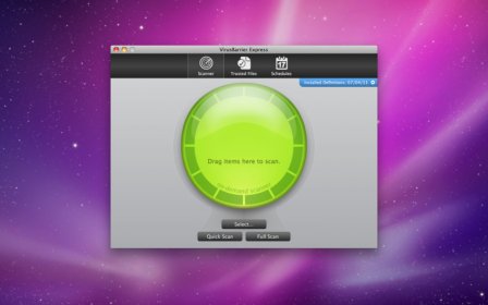 VirusBarrier Express screenshot