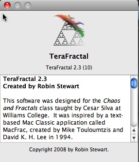 TeraFractal 2.3 : Main view