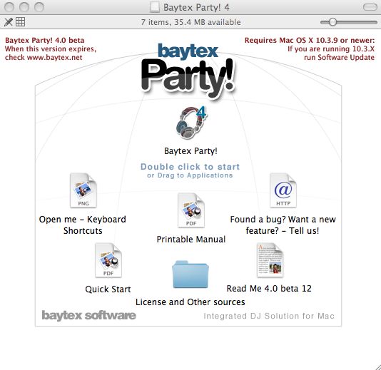 Download baytex party for mac 4.0b12 crack