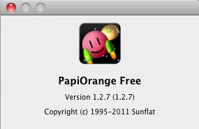 PapiOrange Free 1.2 : About