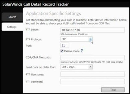 Call Detail Record Tracker 4.0 : Main Window