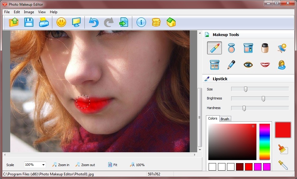 Photo Makeup Editor 1.8 : Lipstick