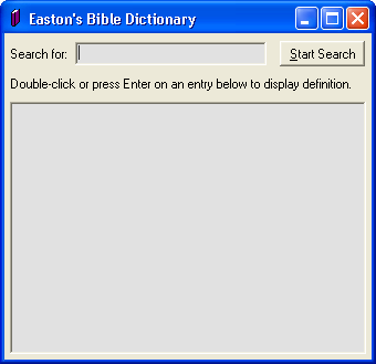 Bible Seeker : Easton's Bible Dictionary