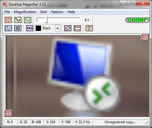 Desktop Magnifier 3.5 : Smooth Magnification