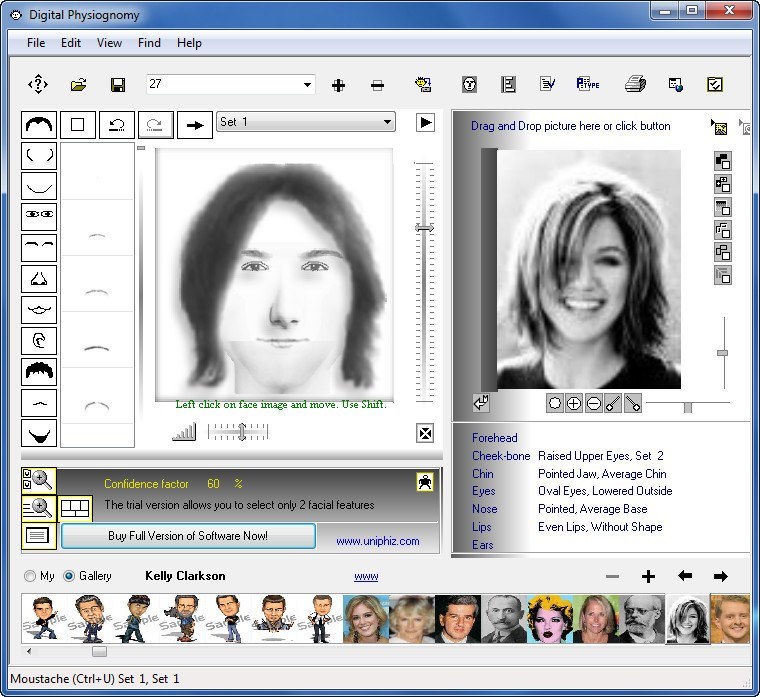 Digital Physiognomy 1.8 : Facial Traits