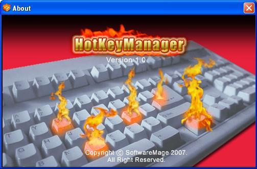 HotKey Manager 1.0 : Version details