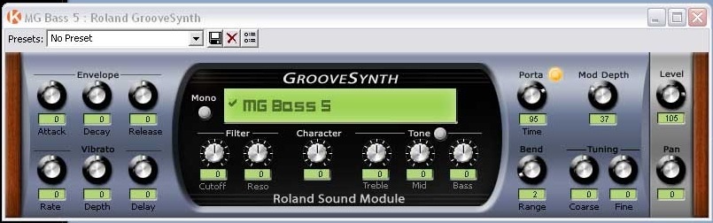 Kinetic 2.0 : Roland GrooveSynth