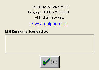 MSI Eureka Viewer 5.1 : main window