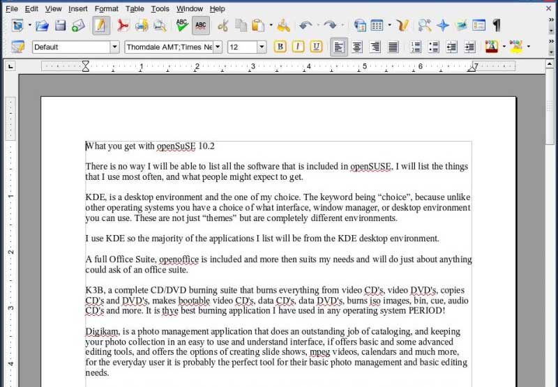 OpenOffice 3.0 : Writer