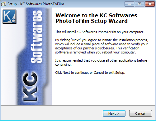 PhotoToFilm 3.0 : Software Setup