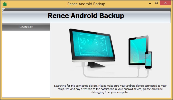 Renee Undeleter 2017.3 : Renee Android Backup Tool