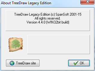 TreeDraw Legacy Edition 4.4 : Main window
